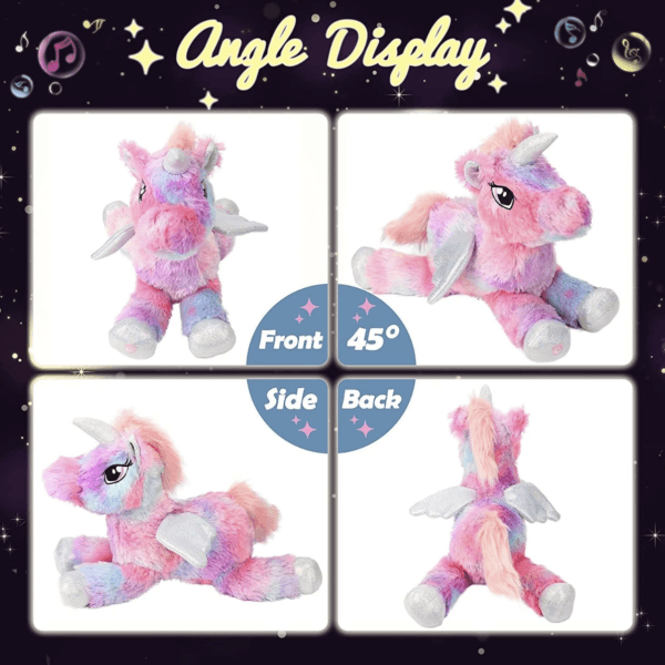 Hopearl Unicornio de Peluche con luces LED Colorido